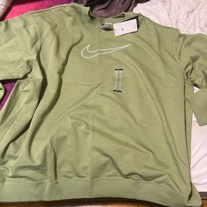 Olive green Nike sweater